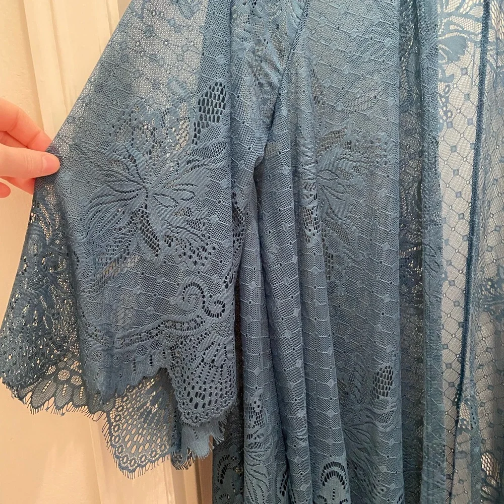 miami Blue Lace Duster - Picture 3 of 5